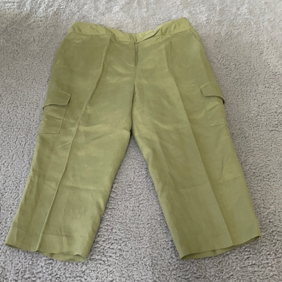 David N Green Capris linen Pants size 12 - Picture 1 of 9